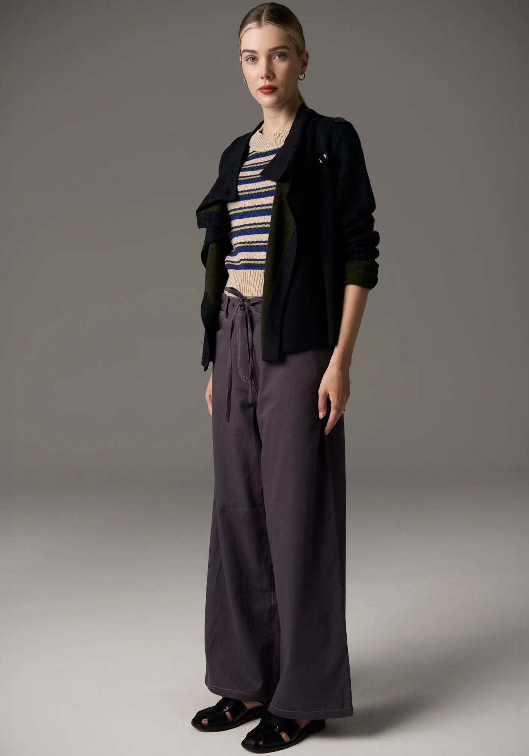 POL utopia Vest - pebble multi knits POL