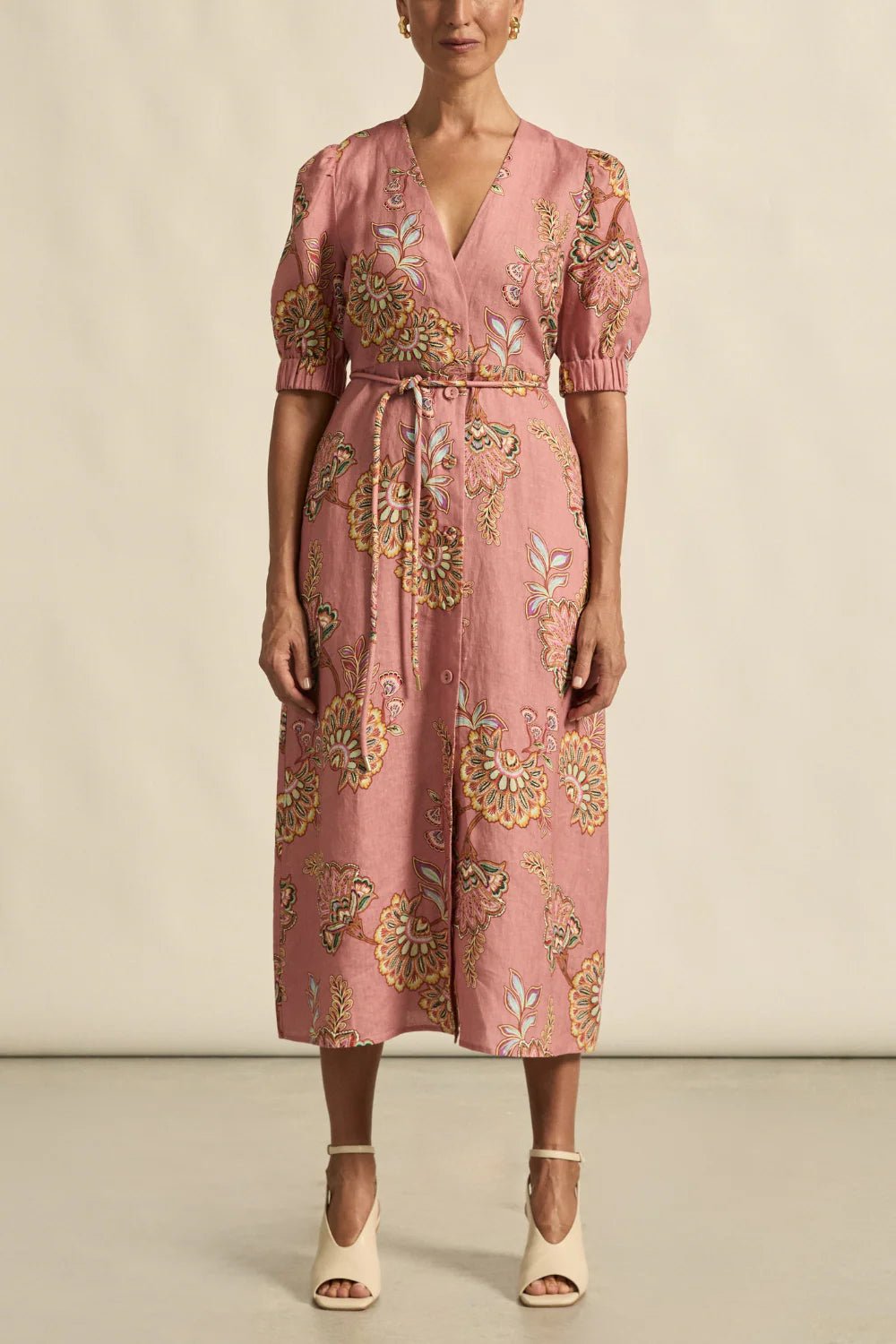 Portrait dress - kgari bloom Dresses Zoe Kratzmann
