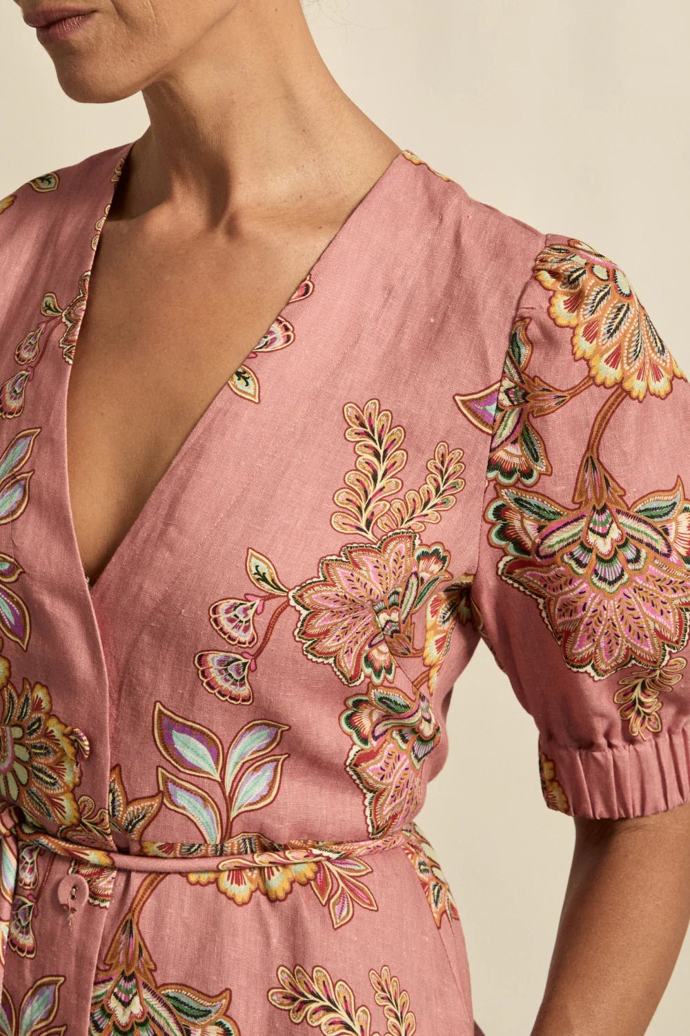 Portrait dress - kgari bloom Dresses Zoe Kratzmann