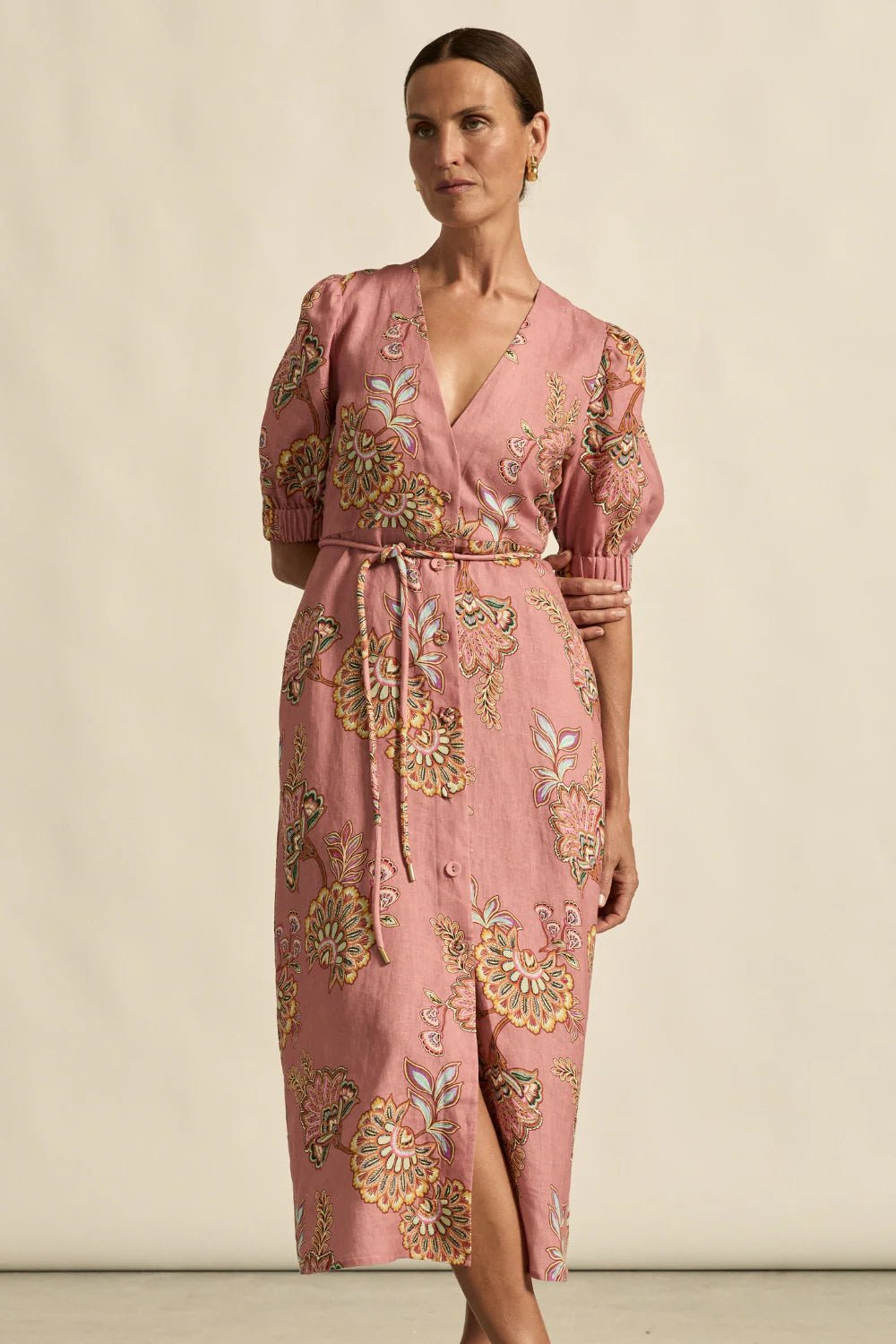 Portrait dress - kgari bloom Dresses Zoe Kratzmann