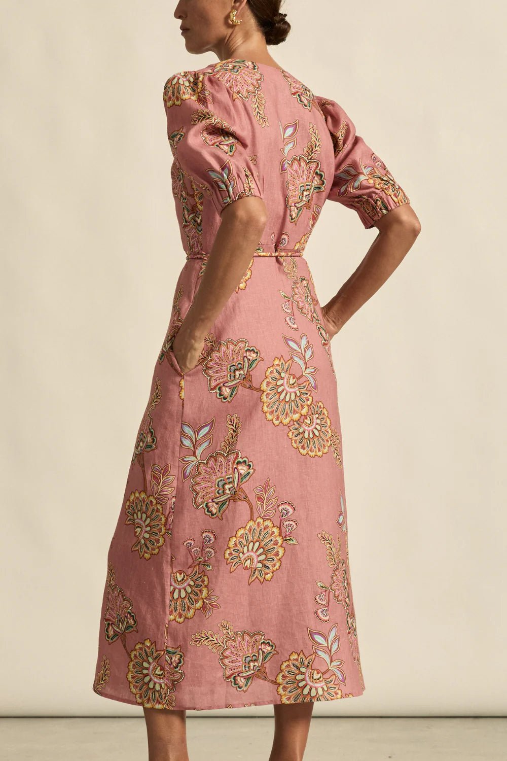 Portrait dress - kgari bloom Dresses Zoe Kratzmann