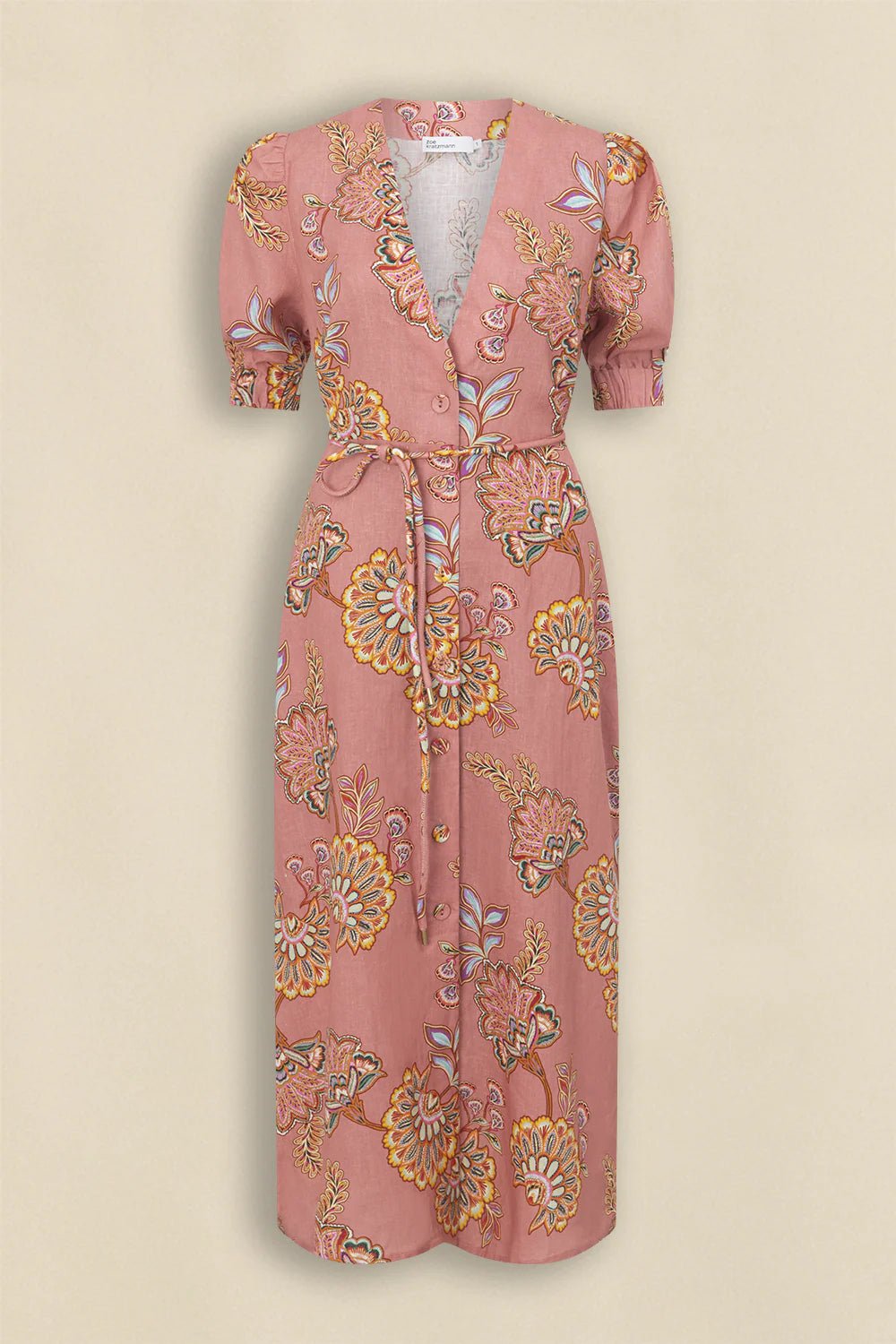Portrait dress - kgari bloom Dresses Zoe Kratzmann