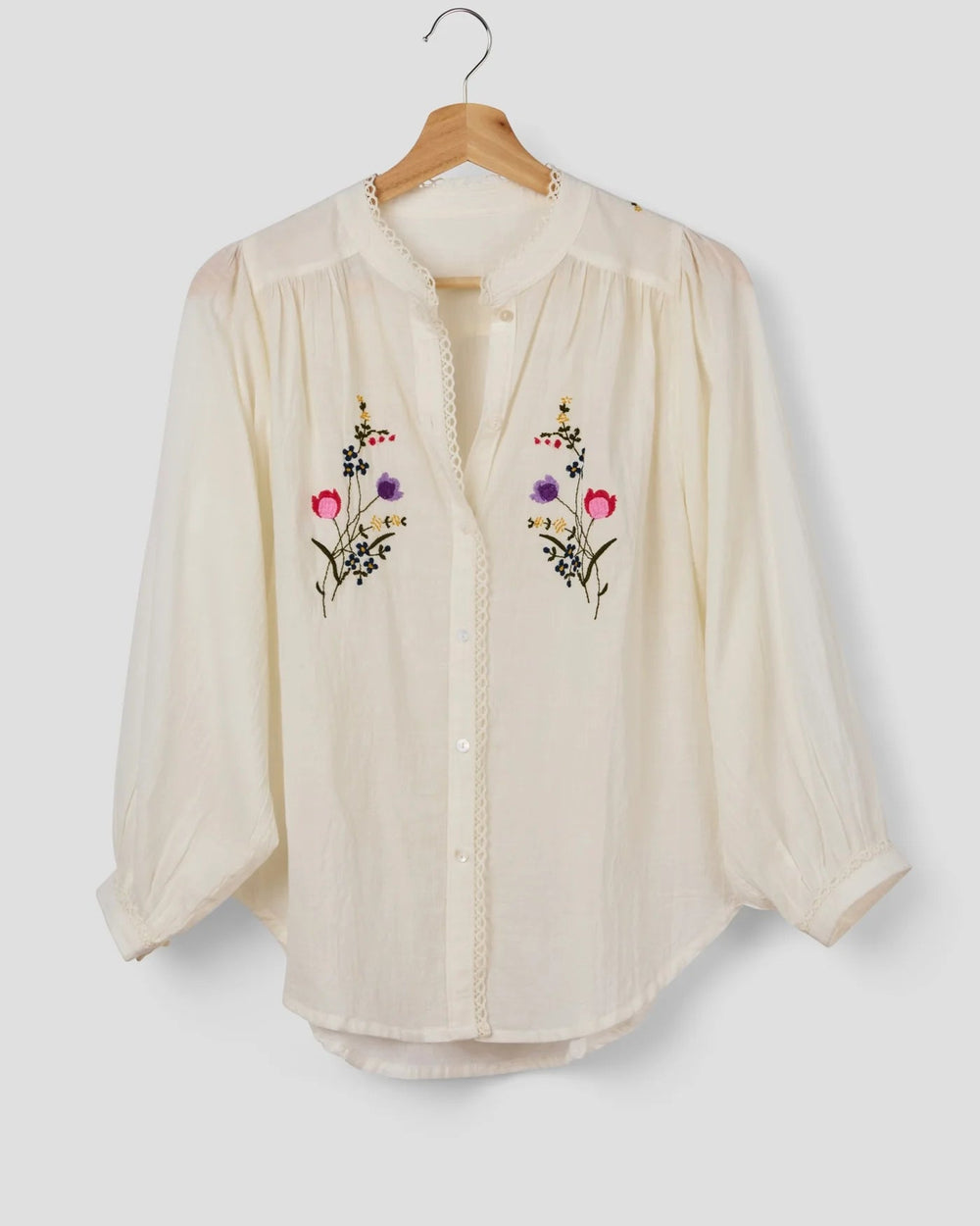 Posie Blouse Chalk Blouse Marie Louise De Monteray