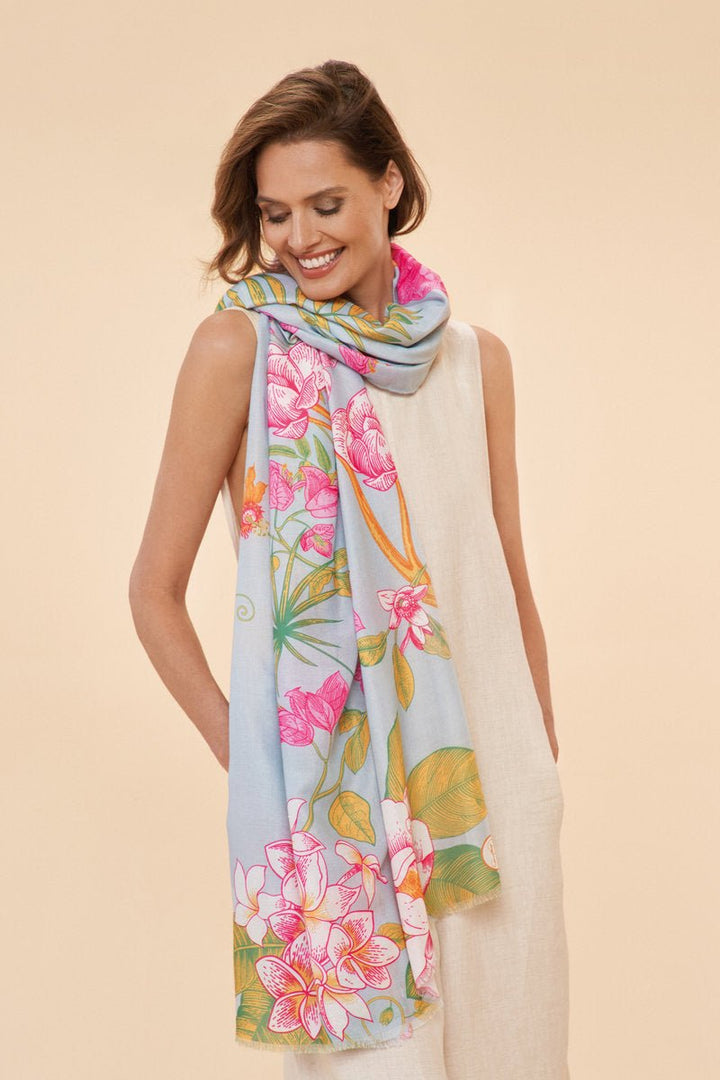 Powder Floral Jungle - Lavendar Print Scarf hair accessories powder