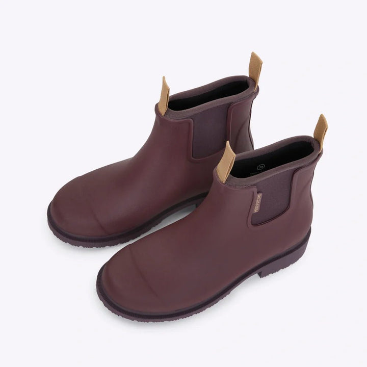 Merry People Bobbi Boot - Dark Cherry Gumboot Merry People