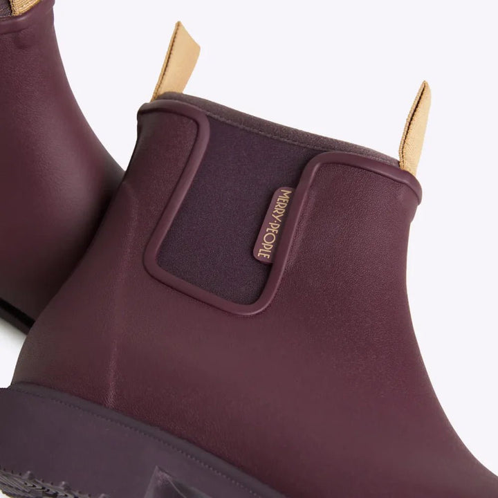 Merry People Bobbi Boot - Dark Cherry Gumboot Merry People