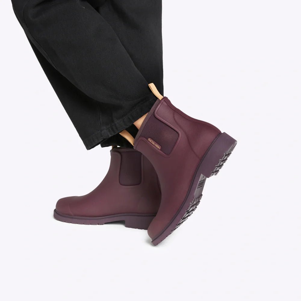 Merry People Bobbi Boot - Dark Cherry Gumboot Merry People