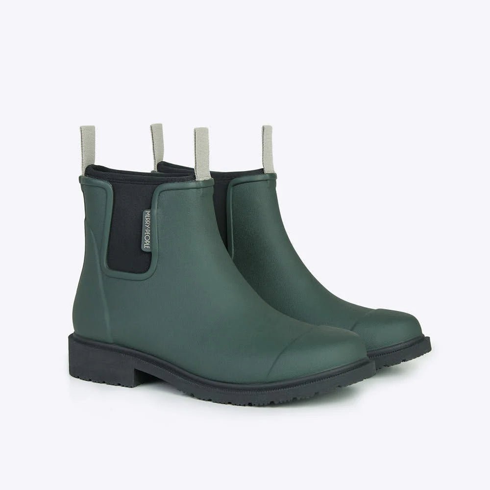 Merry People Bobbi Boot - Forest Green Gumboot Merry People