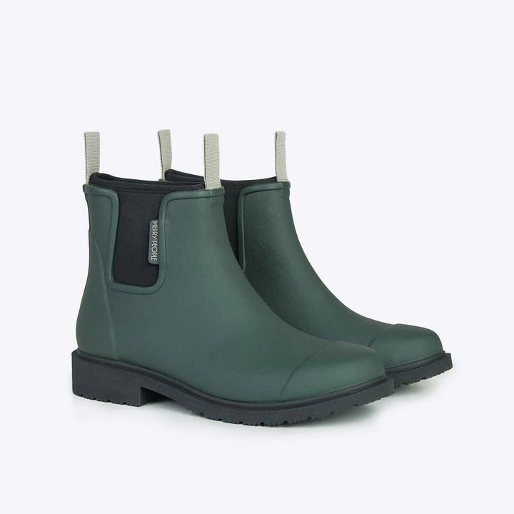 Merry People Bobbi Boot - Forest Green Gumboot Merry People
