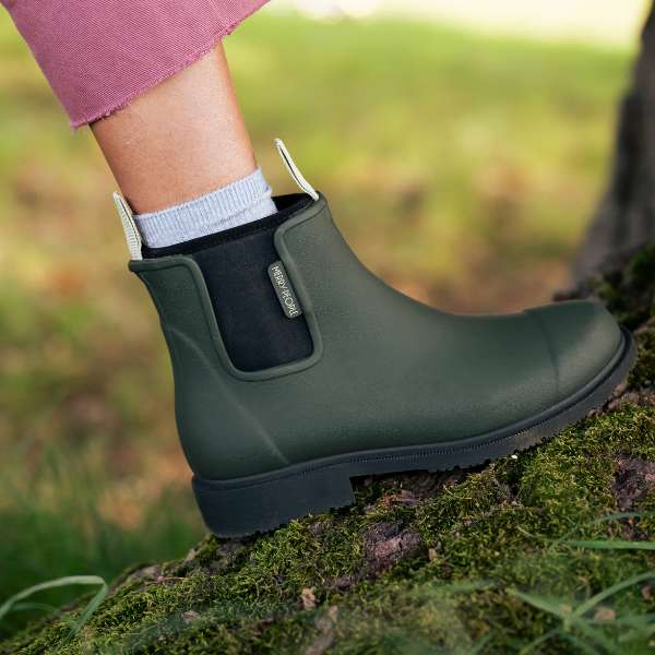 Bobbi Boot - Forest Green (new) Gumboot Merry People