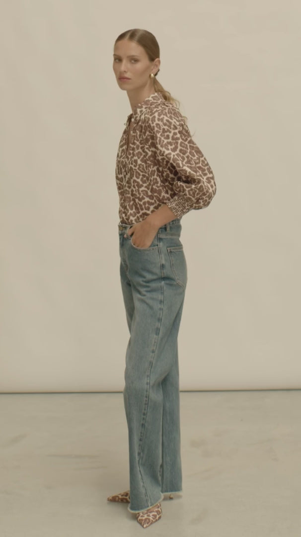Inspire Top - Ocelot blouse Zoe Kratzmann
