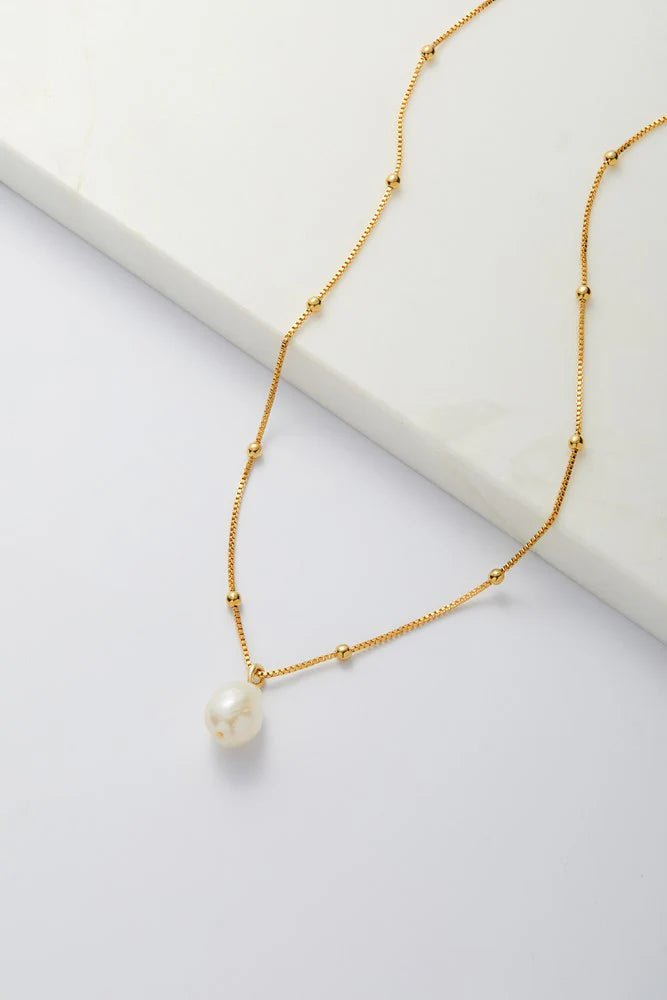 Prue Necklace - Gold Necklace Zafino Jewellery