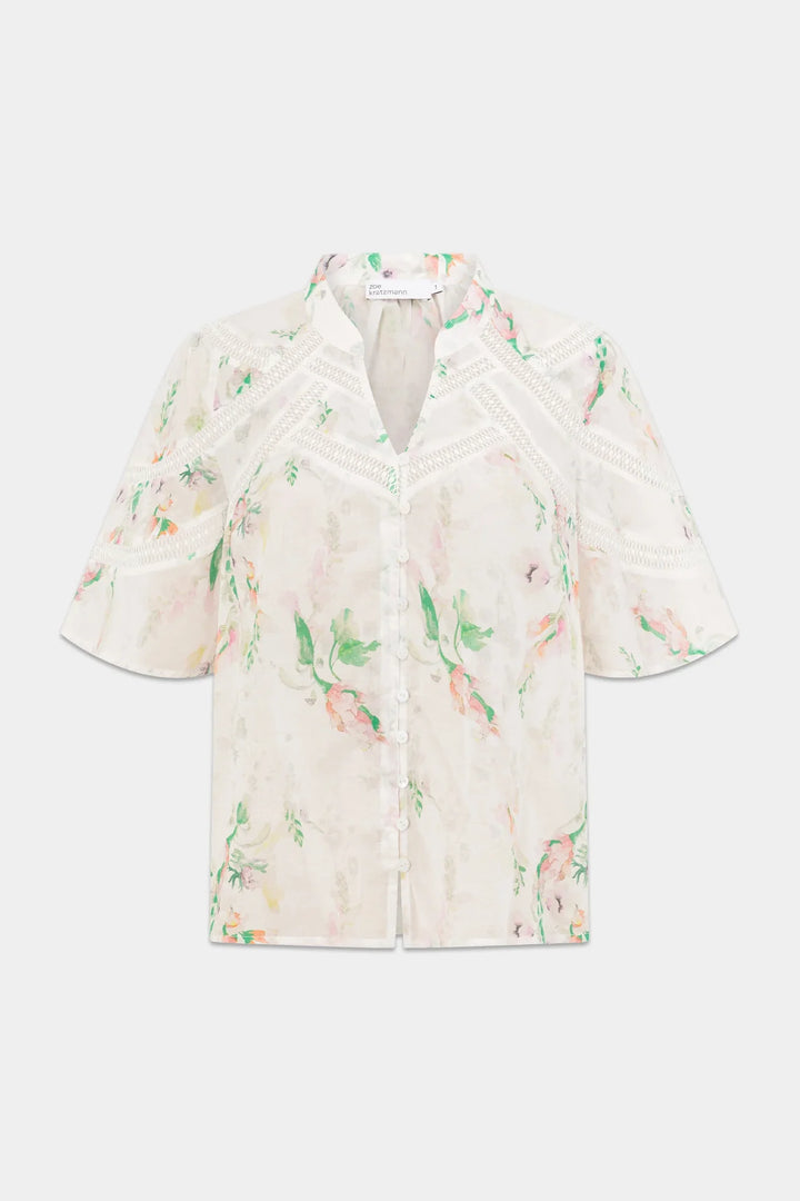 pulse top - Painterly bloom