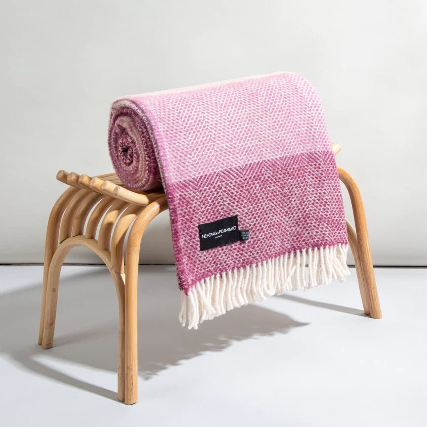 Pure New Wool Blanket - Down by the Vinyard Blankets Heating and Plumbing London