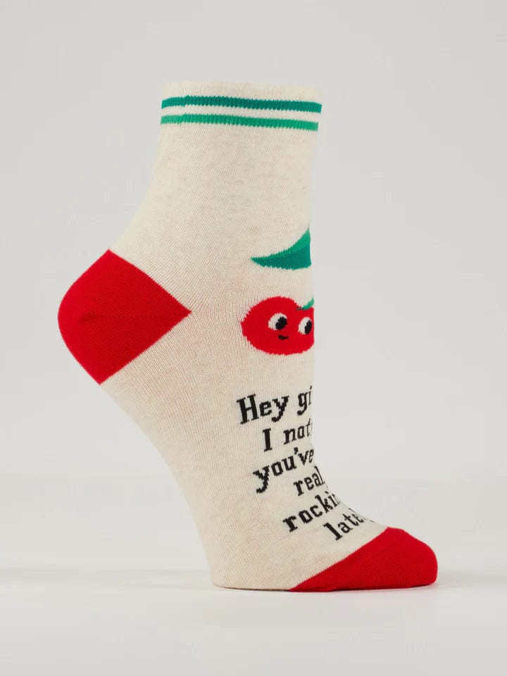Hey Girl Hey Ankle Socks – Women's Fun Socks by BlueQ Blue Q Socks