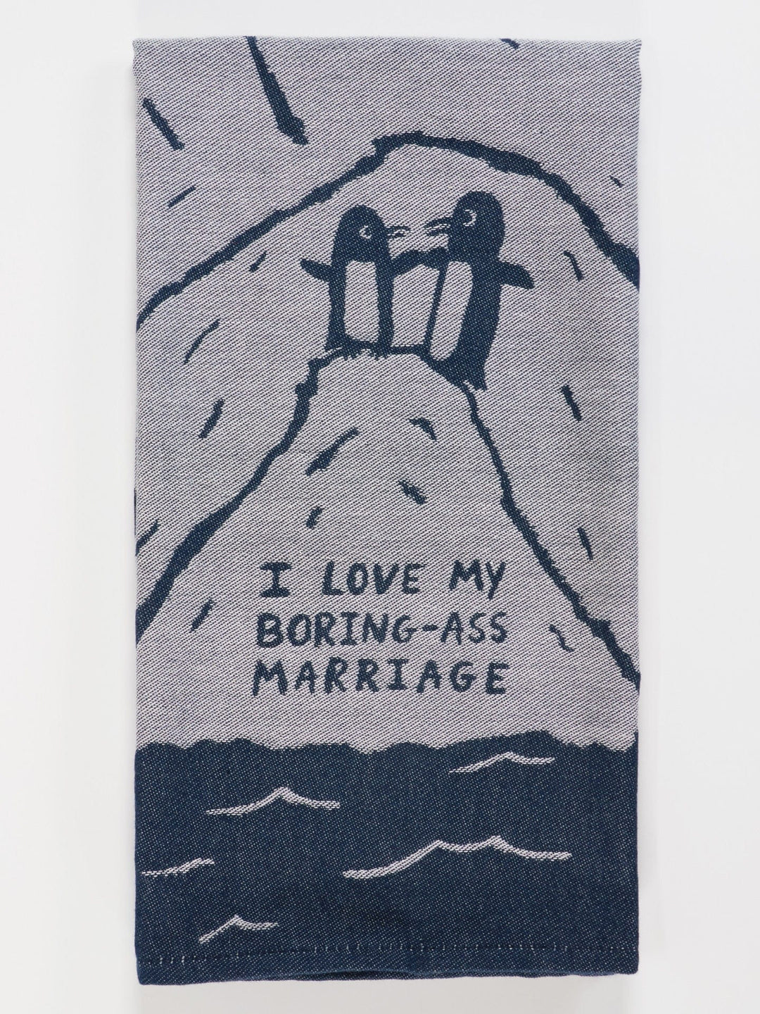 Boring-Ass Marriage Dish Towel BlueQ Blue Q Socks