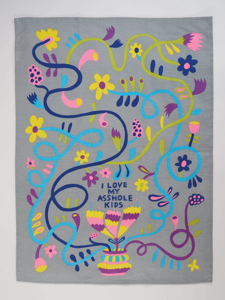 Love My Asshole Kids Dish Towel by BlueQ Blue Q Socks
