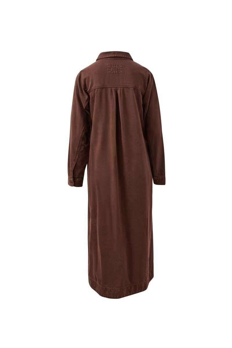 Rae Long Sleeve Midi Dress - Chocolate dress Ceres Life