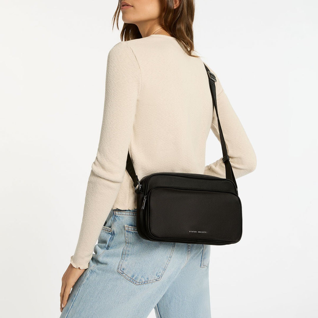 Rani Recycled Bag - Black Handbag Status Anxiety