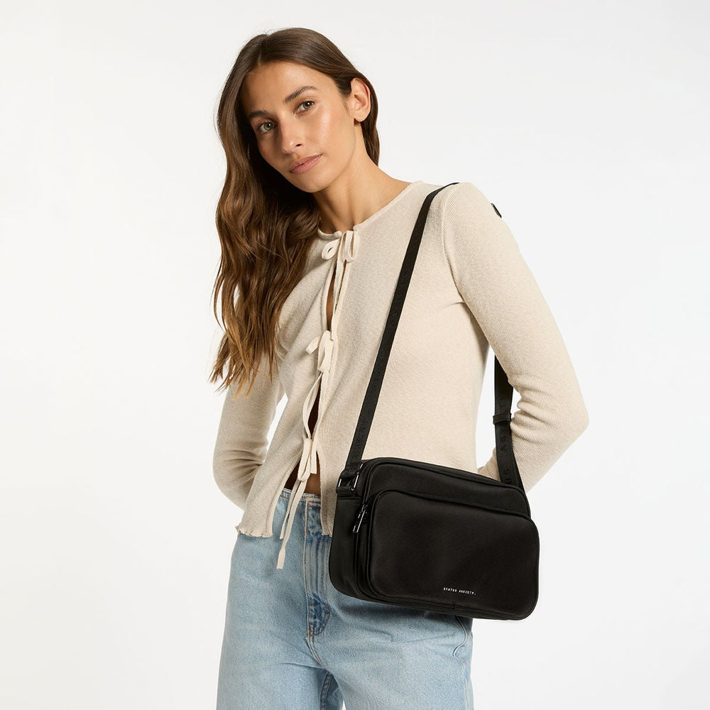 Rani Recycled Bag - Black Handbag Status Anxiety