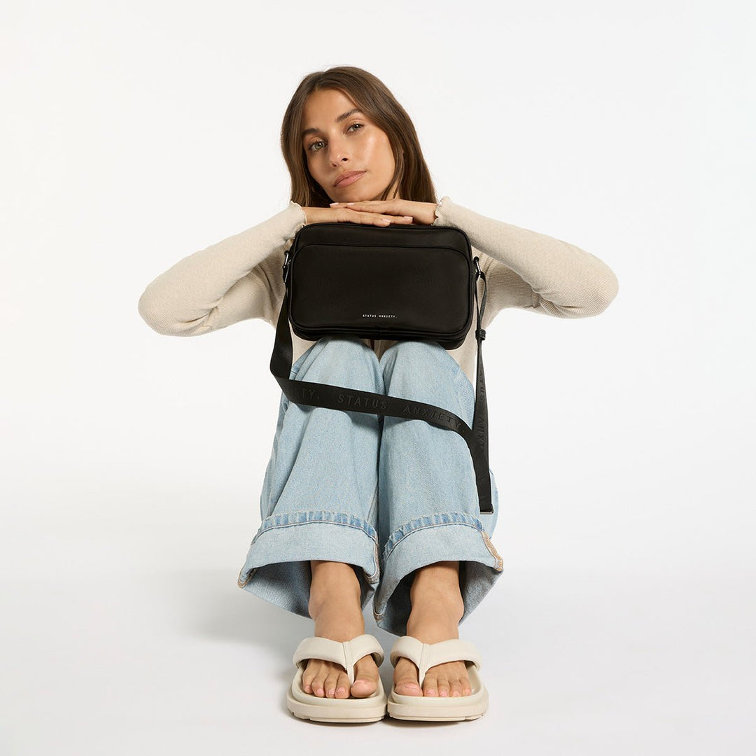 Rani Recycled Bag - Black Handbag Status Anxiety