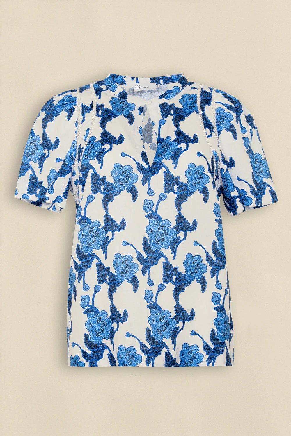 recollect top - Azure Bouquet blouse Zoe Kratzmann