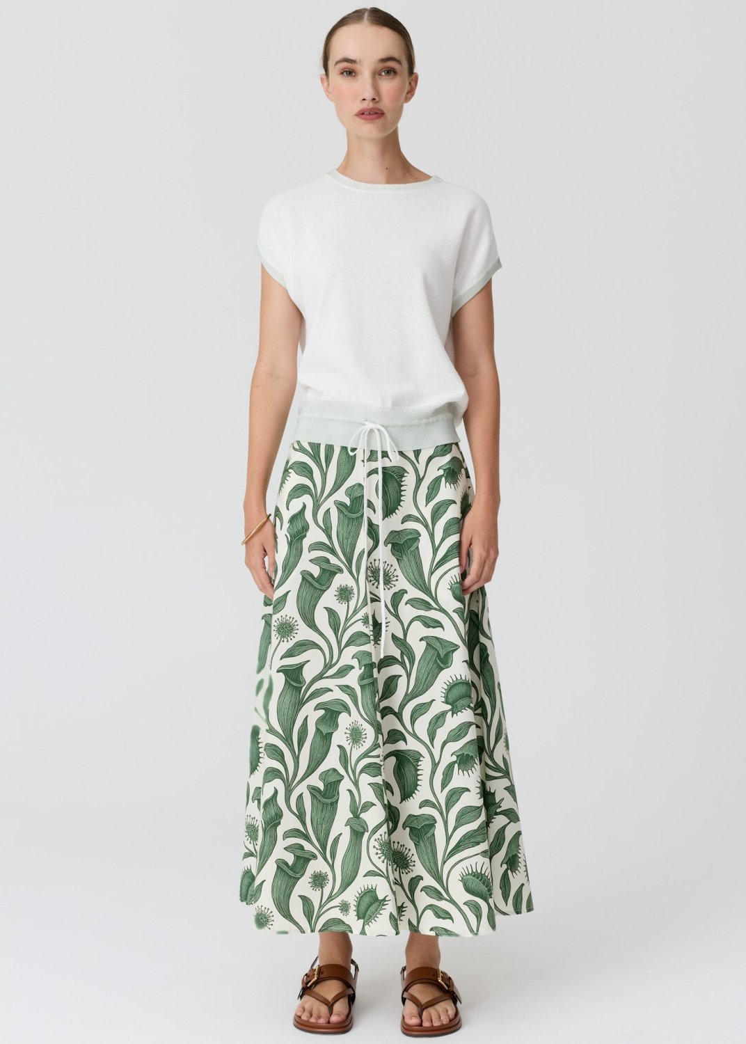 Reed Painted Knit - Chalk / Mint POL