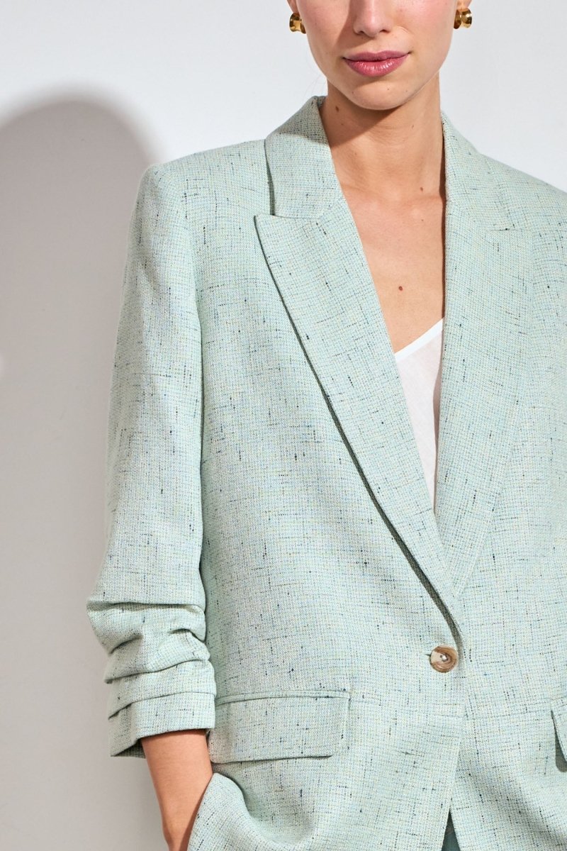 refine jacket - pistachio Coats & Jackets Zoe Kratzmann