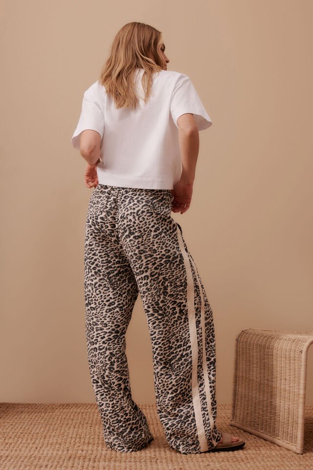 Relaxed Drawstring Wide Leg Pants pant Ceres Life