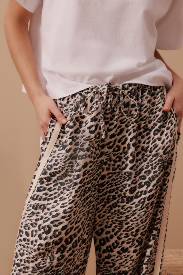 Relaxed Drawstring Wide Leg Pants pant Ceres Life
