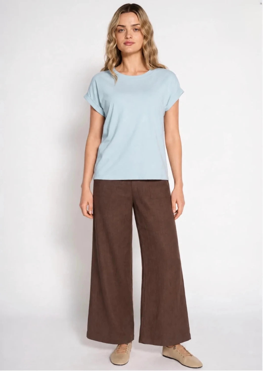 Rhodes Tee - light blue - Stanleyandstone