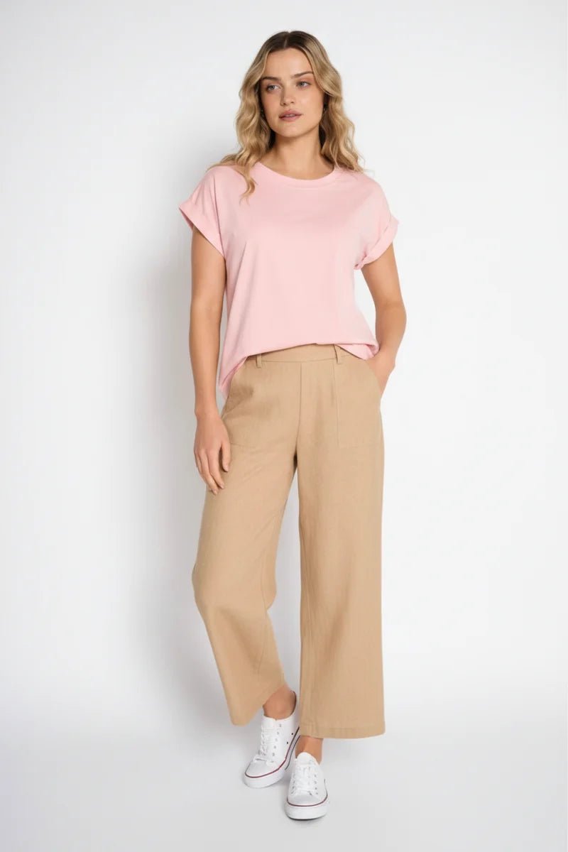 Rhodes Tee - Pink - Stanleyandstone