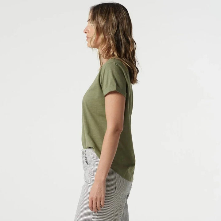 Rhodes Tee - Sage Tee shirt Little Lies