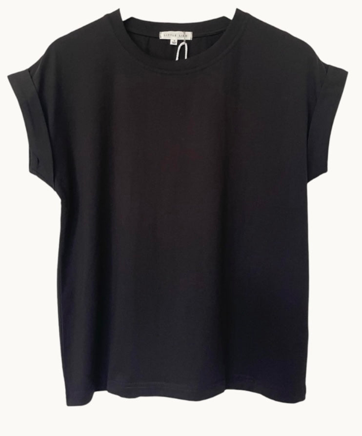 Little lies Rhodes Tee - Black Tee shirt Little Lies   
