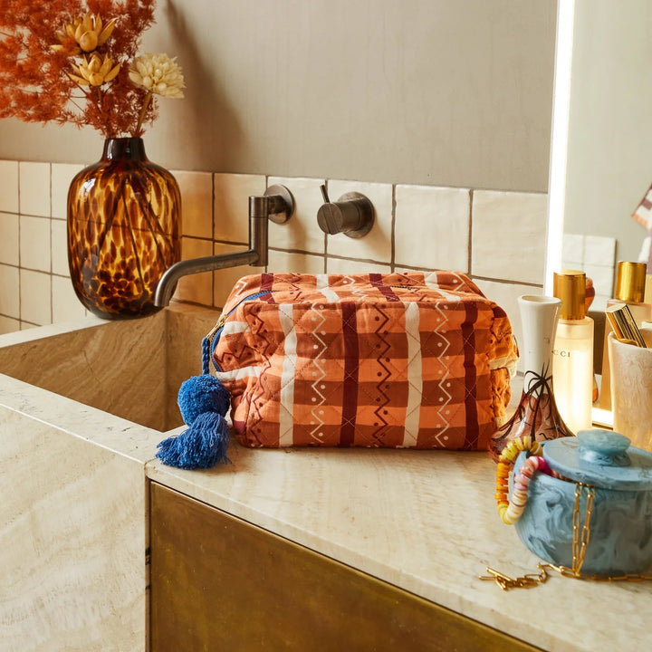 Rikita Beauty Bag Cosmetic & Toiletry Bags Sage & Clare
