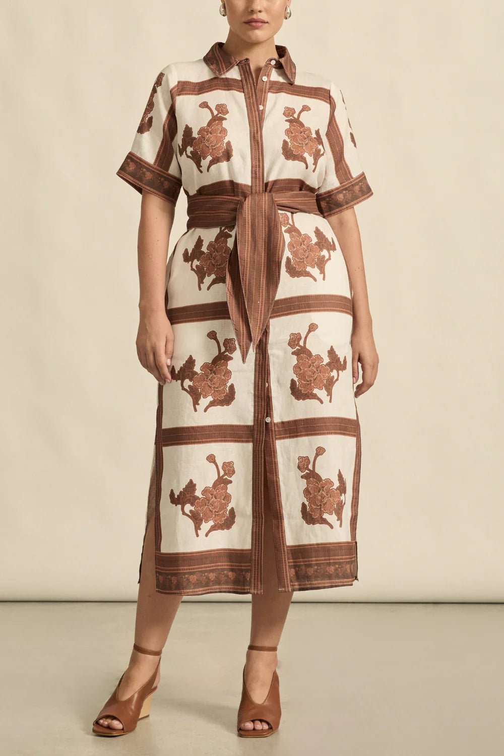 Roam Dress - Coffee Colllage Dresses Zoe Kratzmann