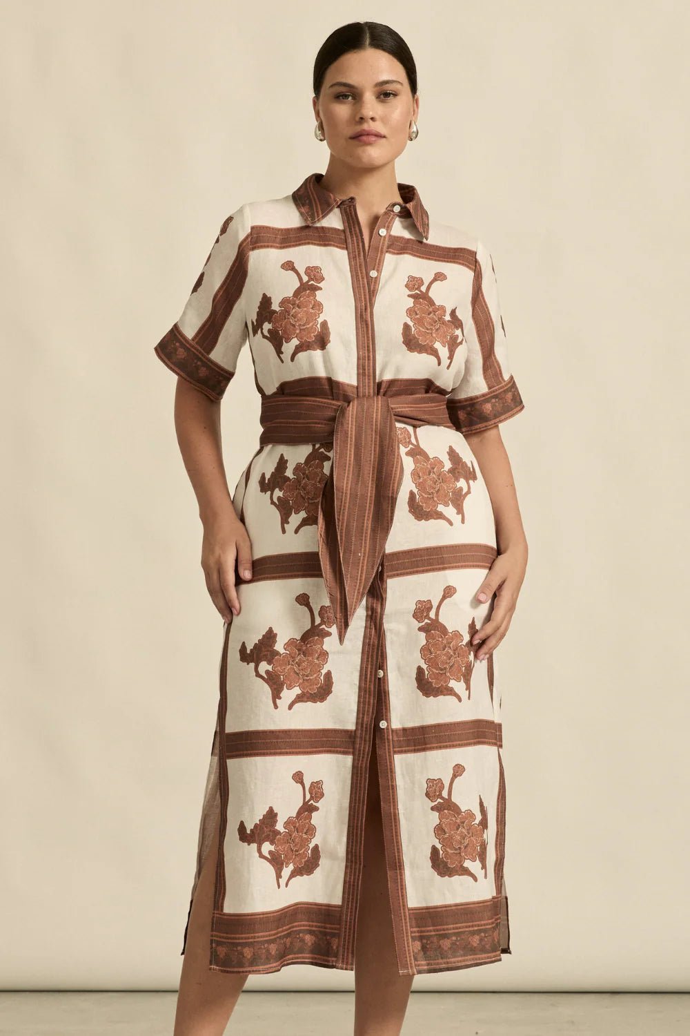 Roam Dress - Coffee Colllage Dresses Zoe Kratzmann
