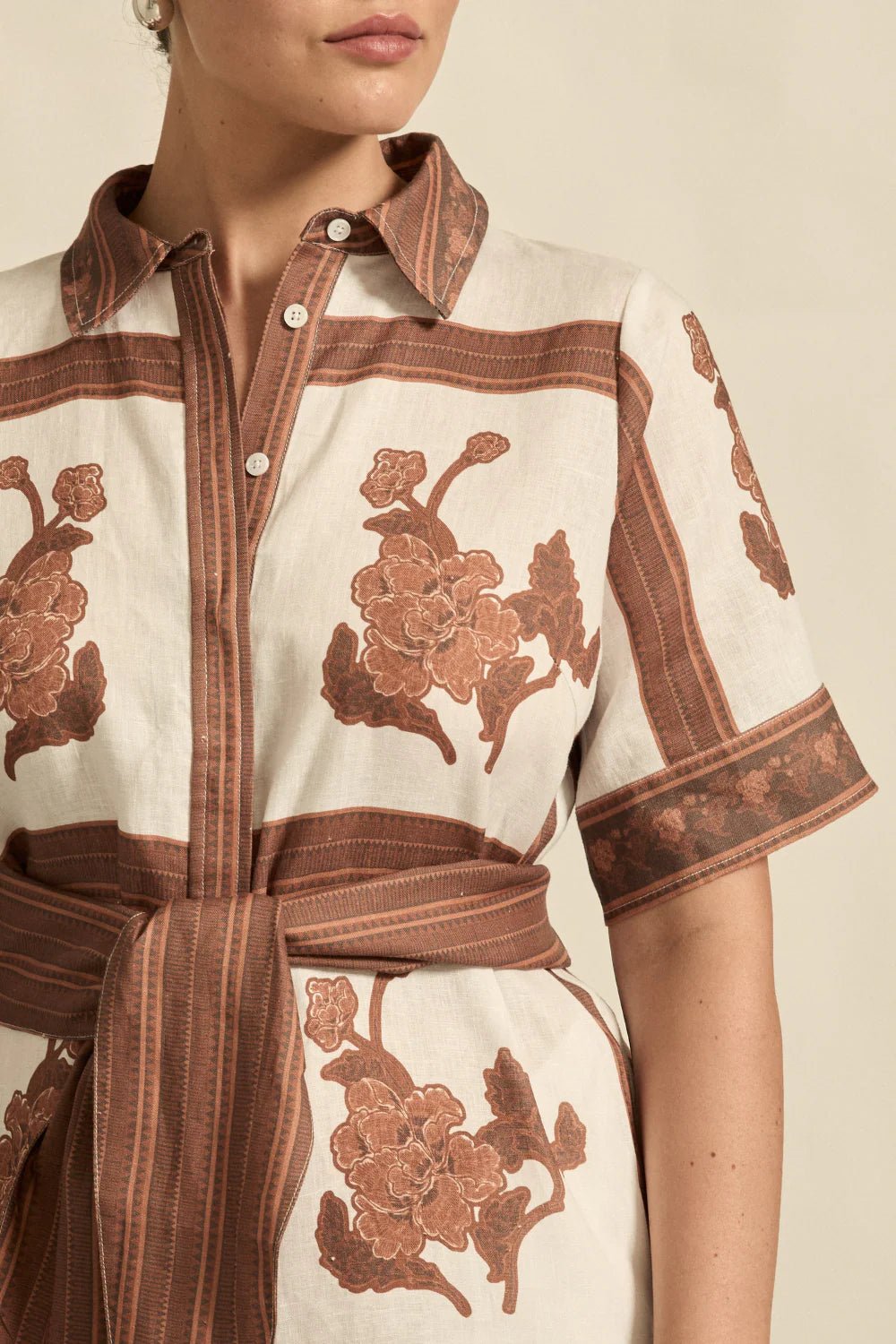 Roam Dress - Coffee Colllage Dresses Zoe Kratzmann