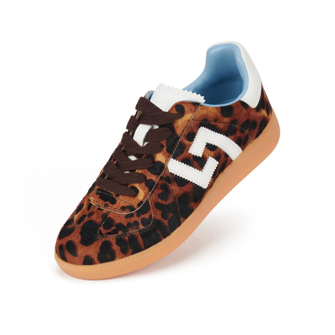 Rollie Pace Dark Camel Leopard Shoes Rollie