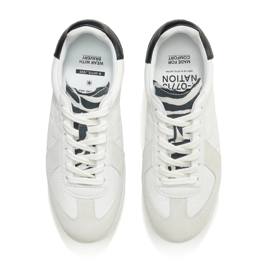 Rollie Pace - white zebra Shoes Rollie