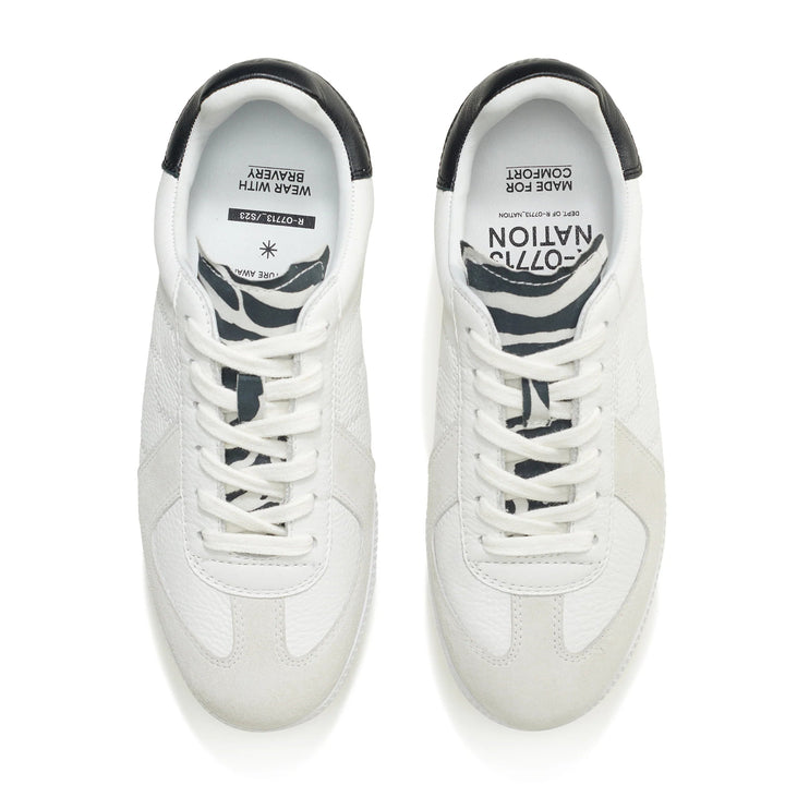 Rollie Pace - white zebra Shoes Rollie