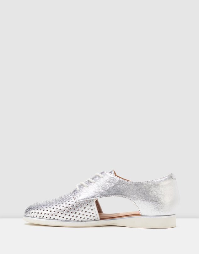 Rollie Sidecut Punch Silver Metallic Shoes Rollie