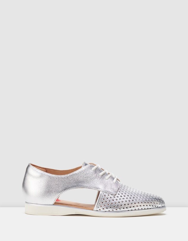 Rollie Sidecut Punch Silver Metallic Shoes Rollie