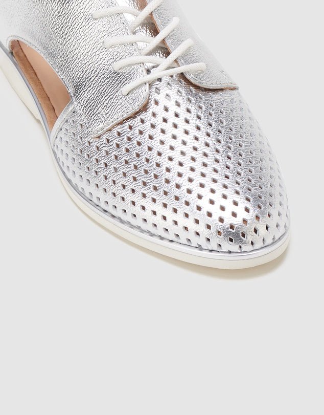 Rollie Sidecut Punch Silver Metallic Shoes Rollie