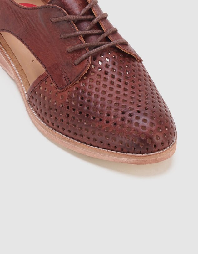 Rollie Sidecut Punch Vintage Mahogany Shoes Rollie