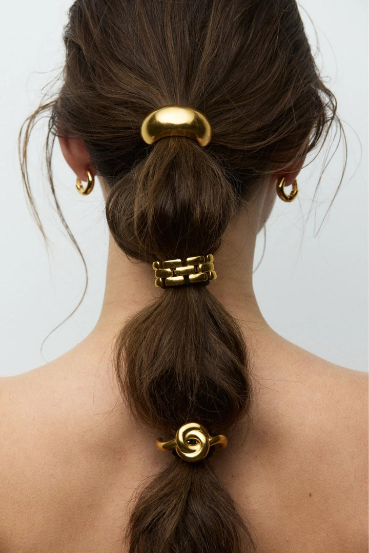 Rosie Hair Cuff Gold or Silver Hair Zafino Jewellery