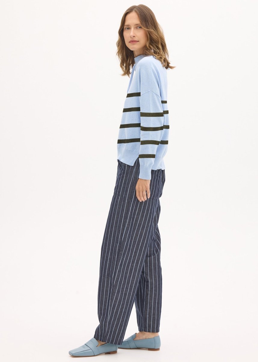 Rowan Drawcord Knit - Blue / Green Knit POL