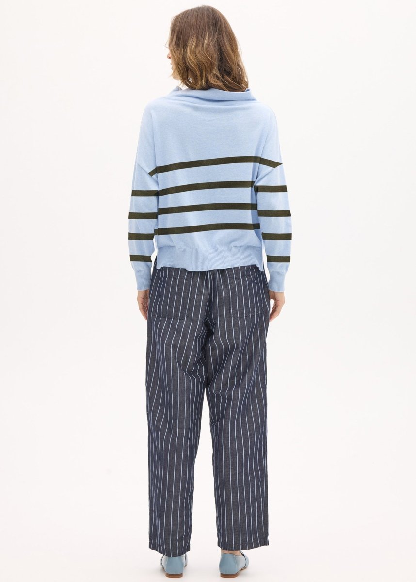 Rowan Drawcord Knit - Blue / Green Knit POL