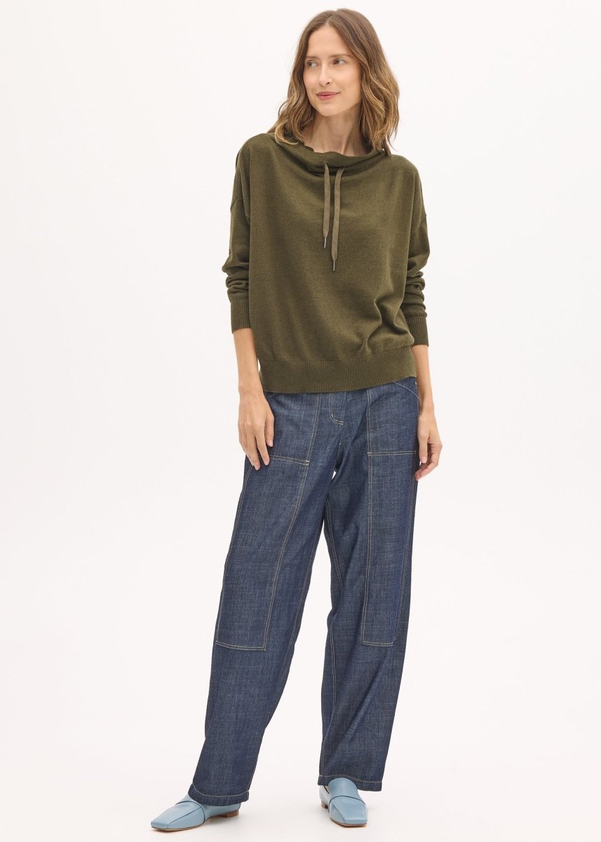 Rowan Drawcord Knit - Green Knit POL