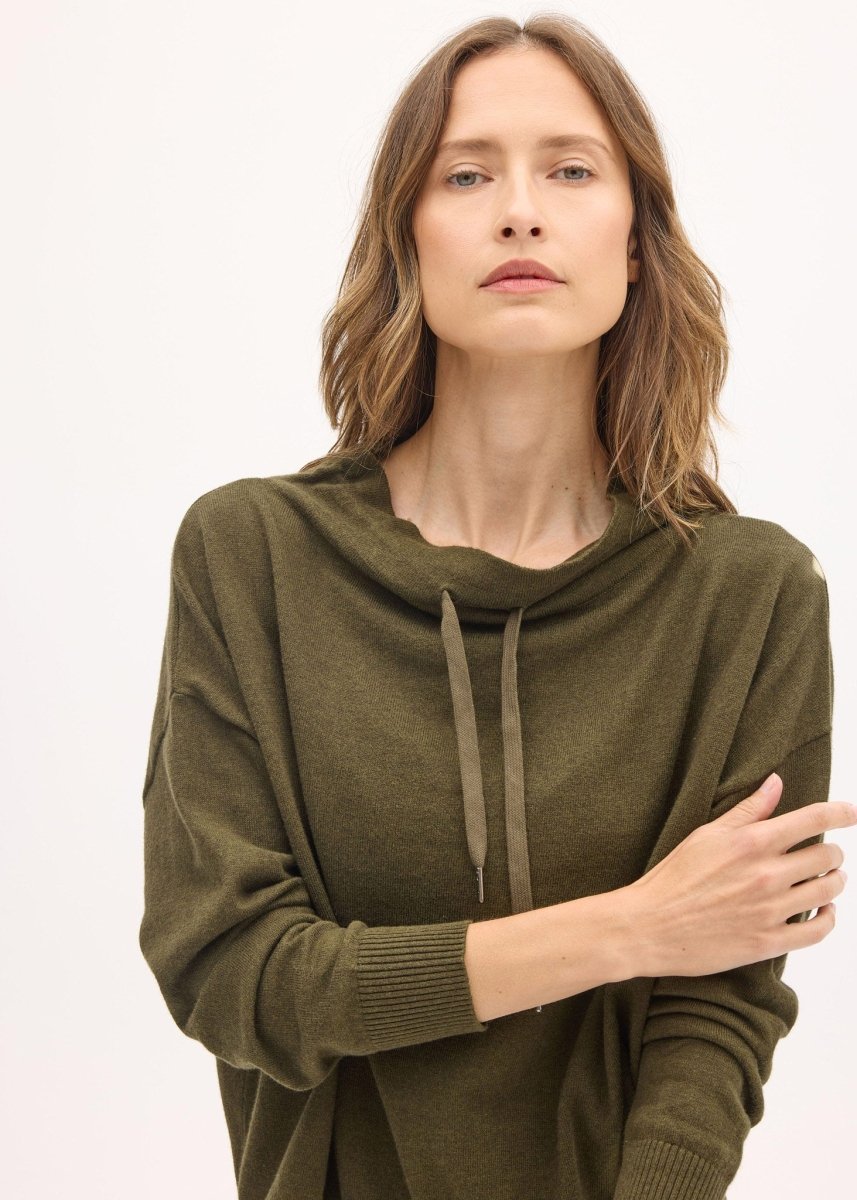 Rowan Drawcord Knit - Green Knit POL